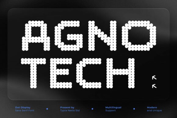 Agnotech – Modern Display Font