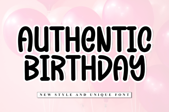 Authentic Birthday Font for Bold Campaigns