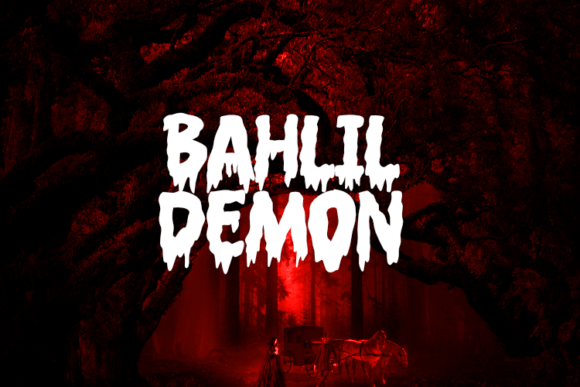 Bahlil Demon Font for Creative Brands