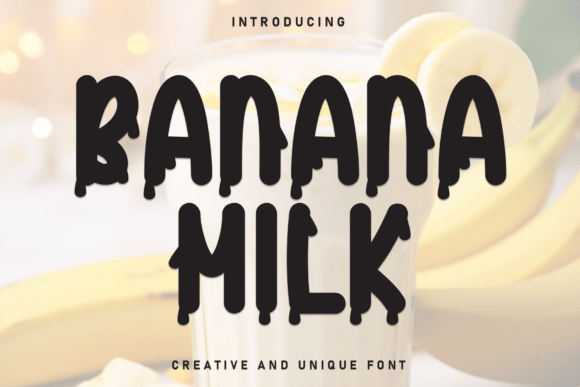 Banana Milk Font Brings Playful Charm to Modern Brand Design