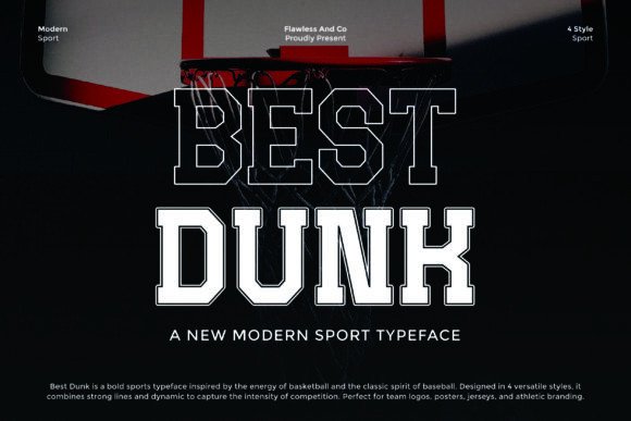 Best Dunk Font for Bold Web Design