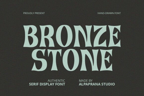 Bronze Stone Font for Bold Campaigns