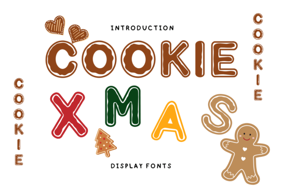 Cookie Xmas Font for Holiday Branding