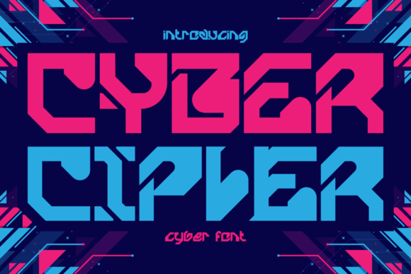 Cyber Cipher Font for Bold Campaigns