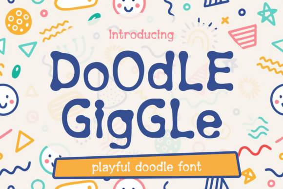 Doodle Giggle: A Playful Display Font for Web Design
