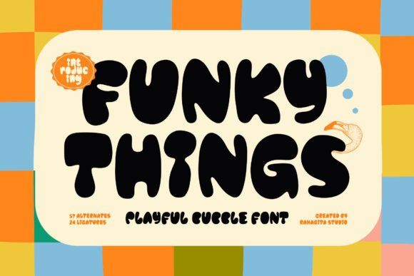 Funky Things Font for Creative Brands
