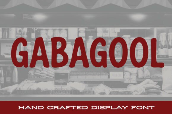 Gabagool Handcrafted Brush Font for Crafters and Makers