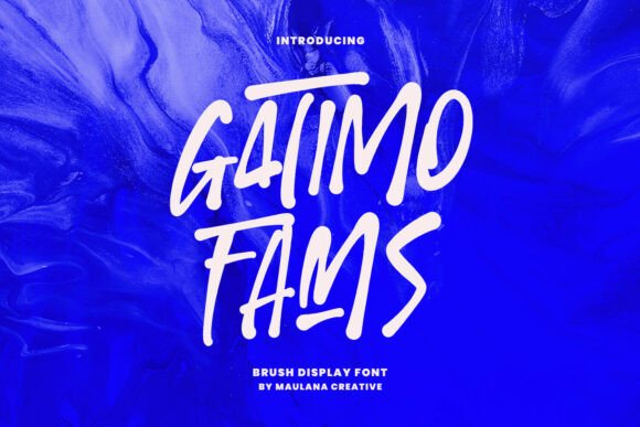 Gatimo Fams: A Bold Display Font for Modern Web Design