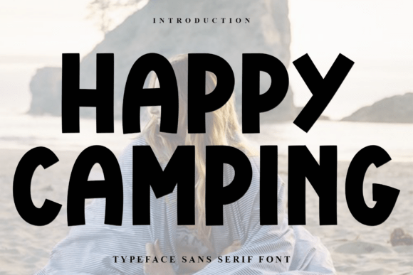 Happy Camping: A Festive Display Font for Holiday Branding