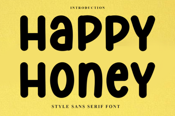 Happy Honey Font: A Display Typeface Built for Clear Campaign Messaging