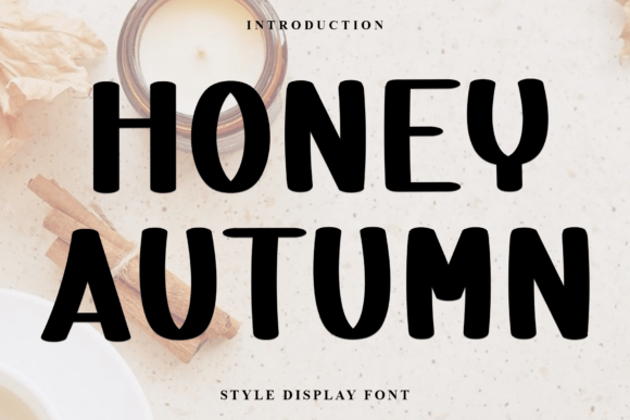Honey Autumn: A Display Font with Soft Character for Branding