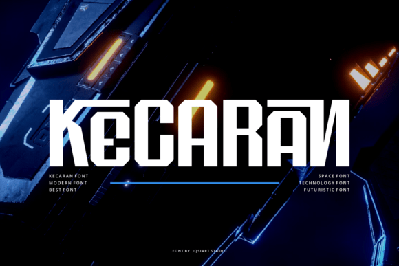 Kecaran: A Bold Font for Modern Branding