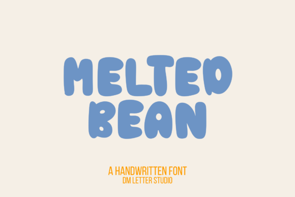 Melted Bean Font for Creative Campaigns