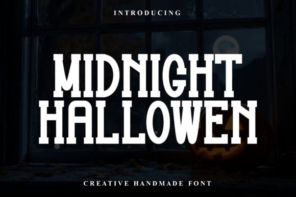 Midnight Hallowen: A Display Font for Warm Editorial Design