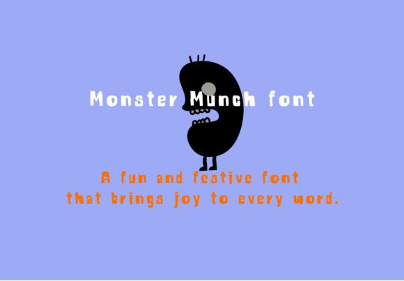 Monster Munch Font for Web Design