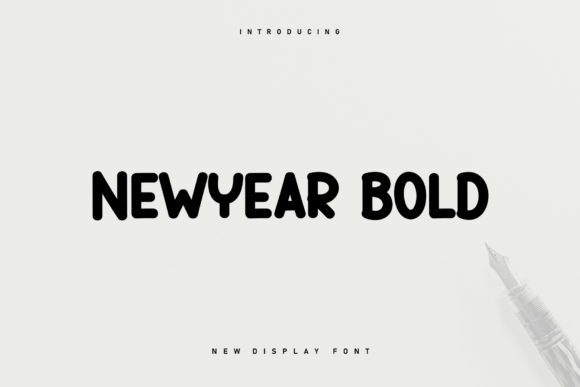Newyear Bold Brings Cheerful Energy to Editorial Headlines