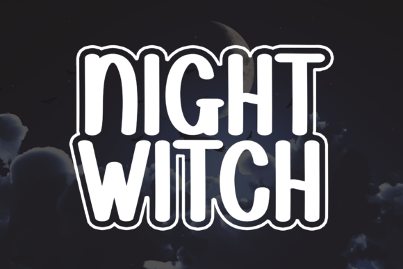 Night Witch Font: A Handwritten Display Typeface for Warm and Friendly Branding