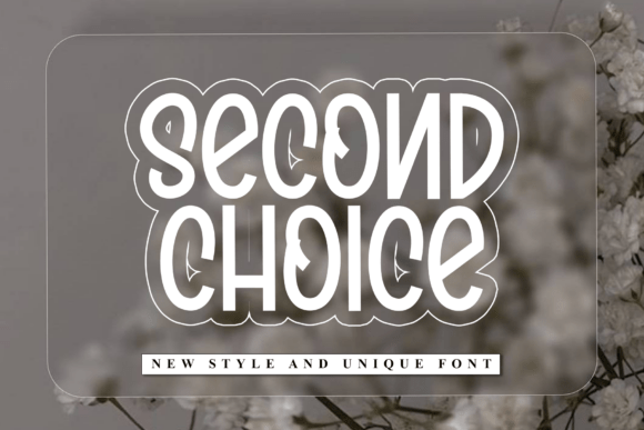 Second Choice Font for Editorial Design