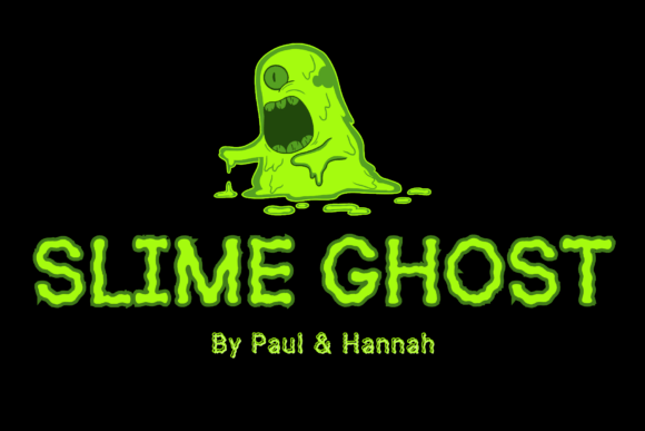 Slime Ghost: A Playful Web Font for Halloween Branding