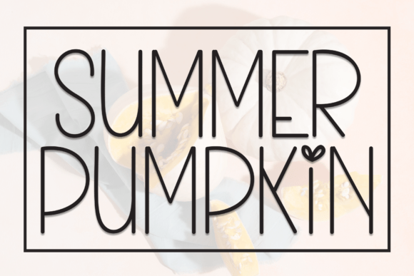 Summer Pumpkin Font Review