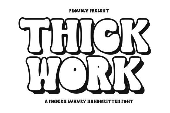 Thick Work Font Review